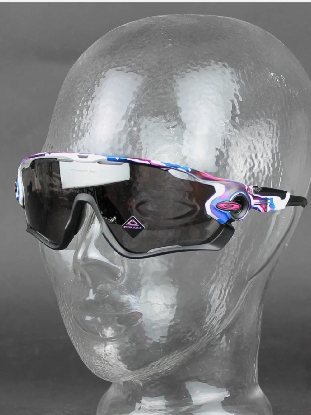 Oakley Men’s Performance Sunglasses - Multicolor Frame, Black Lens